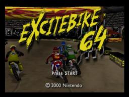 Excitebike 64 Title Screen